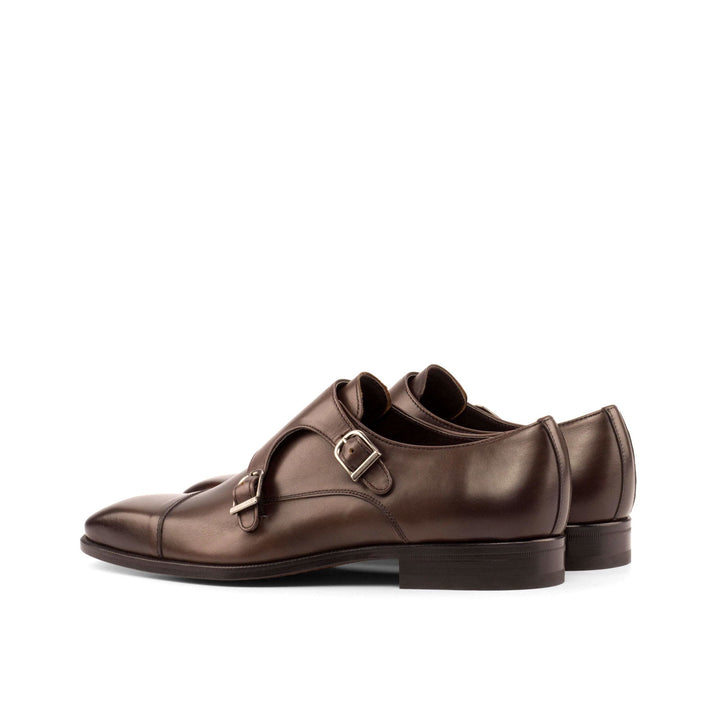 Double Monk-Painted Calf, Dark Brown 4-MERRIMIUM