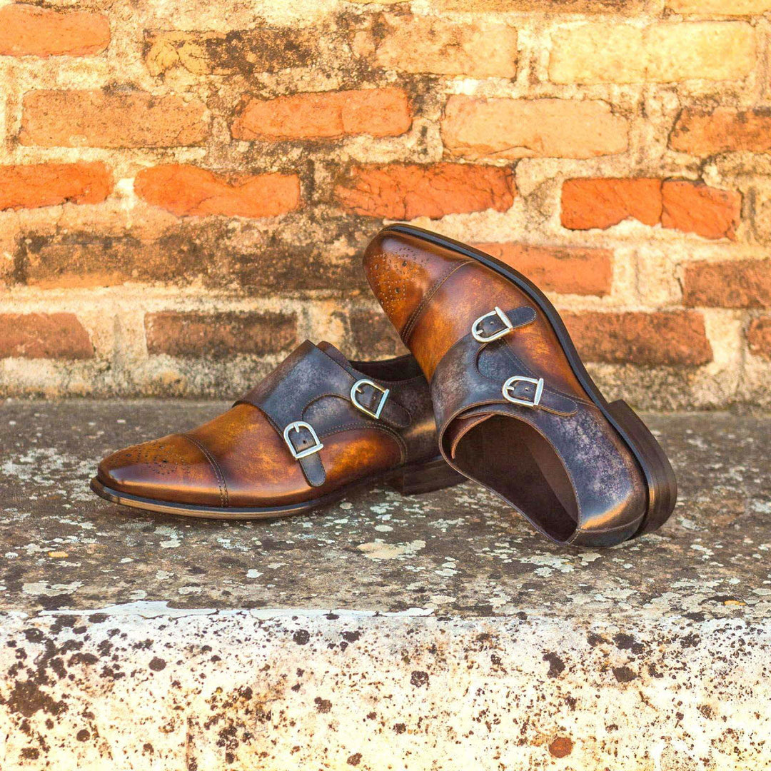 Double Monk-Patina, Brown, Grey, Blue 1-MERRIMIUM--GID-1543-2981-wholesale