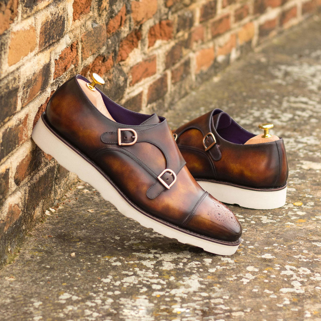 Double Monk-Patina, Burgundy 1-MERRIMIUM-WS