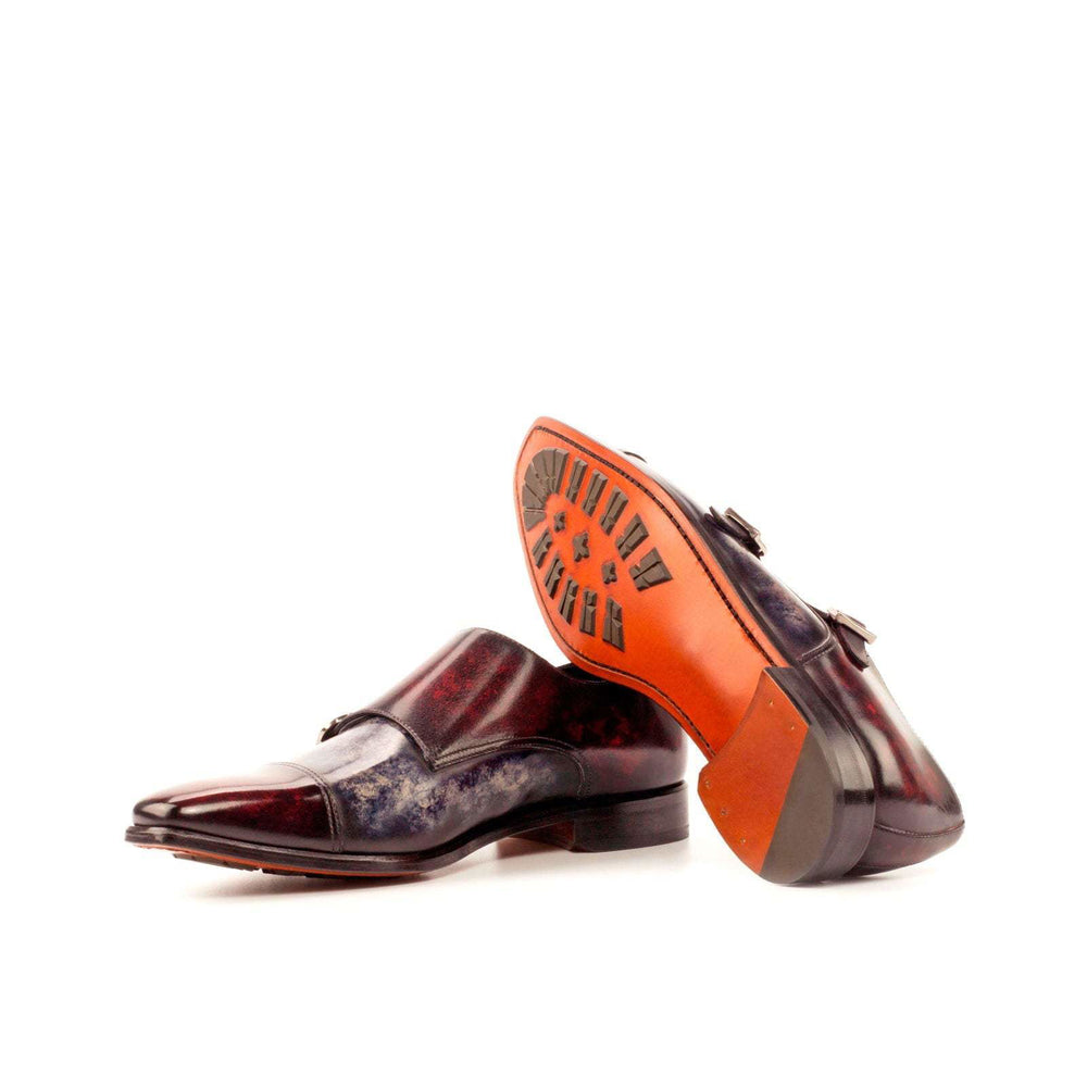 Double Monk-Patina, Burgundy, Grey 2-MERRIMIUM-WS