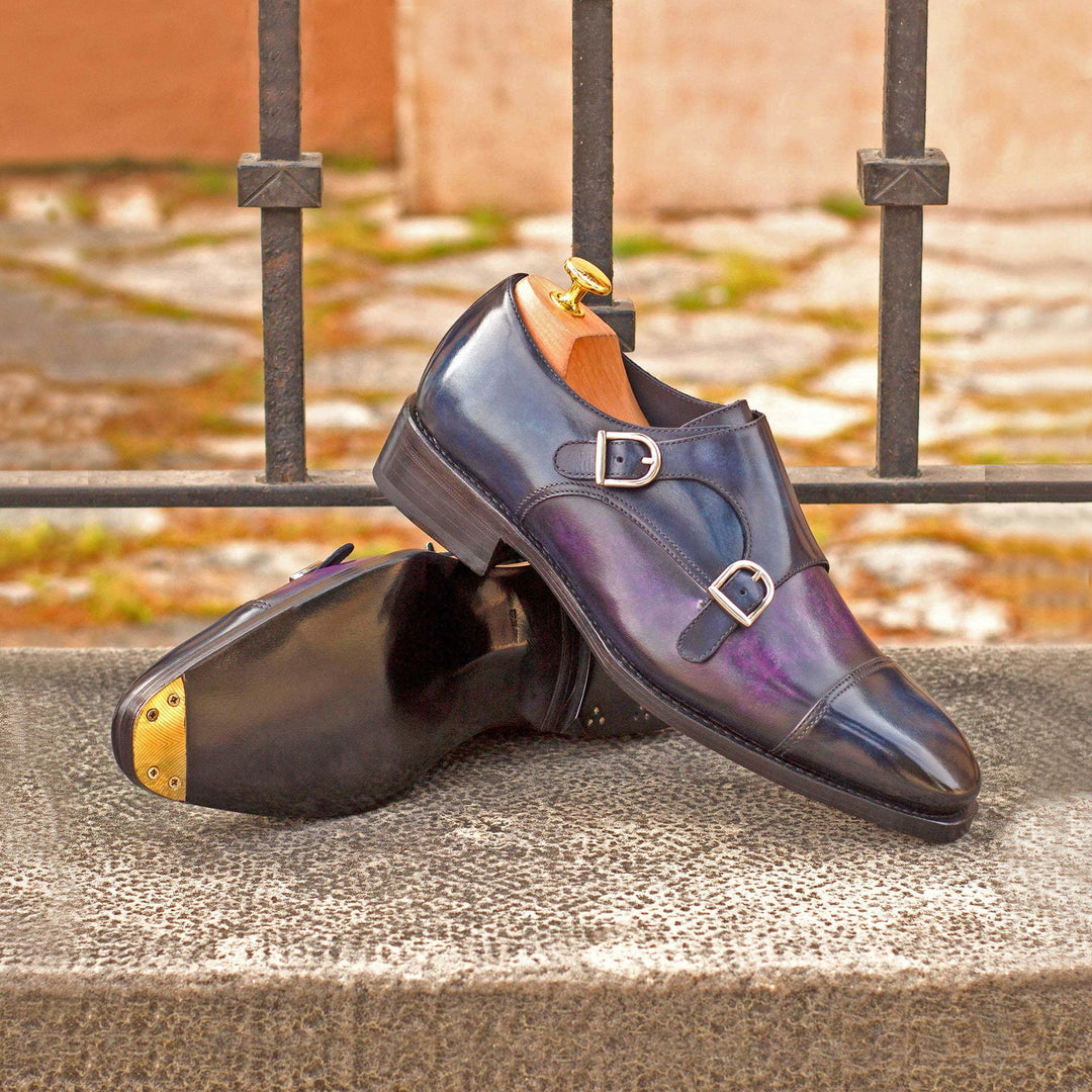 Double Monk-Patina, Violet, Blue 1-MERRIMIUM-WS