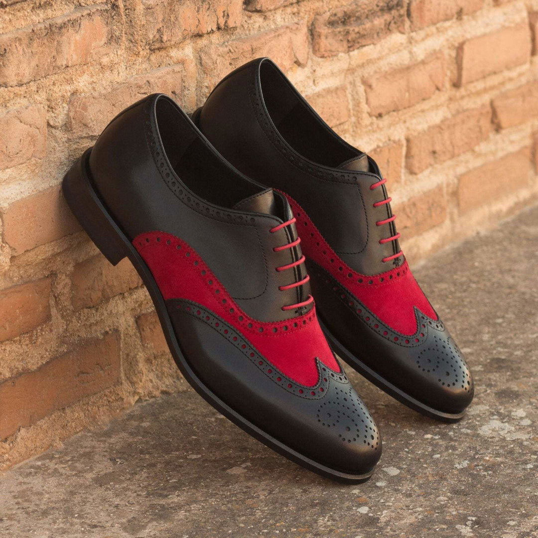 Full Brogue-Kid Suede, Box Calf, Red, Black 1-MERRIMIUM--GID-1369-3126-wholesale