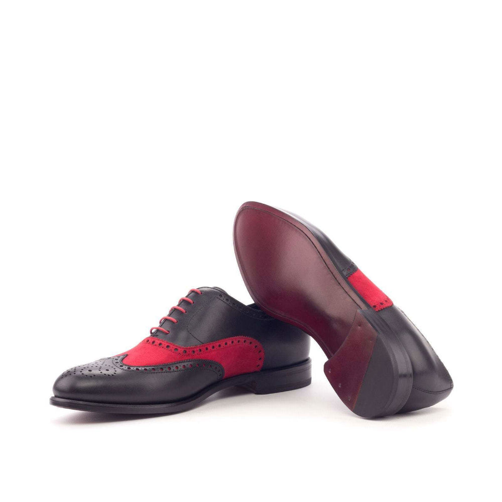 Full Brogue-Kid Suede, Box Calf, Red, Black 2-MERRIMIUM-wholesale
