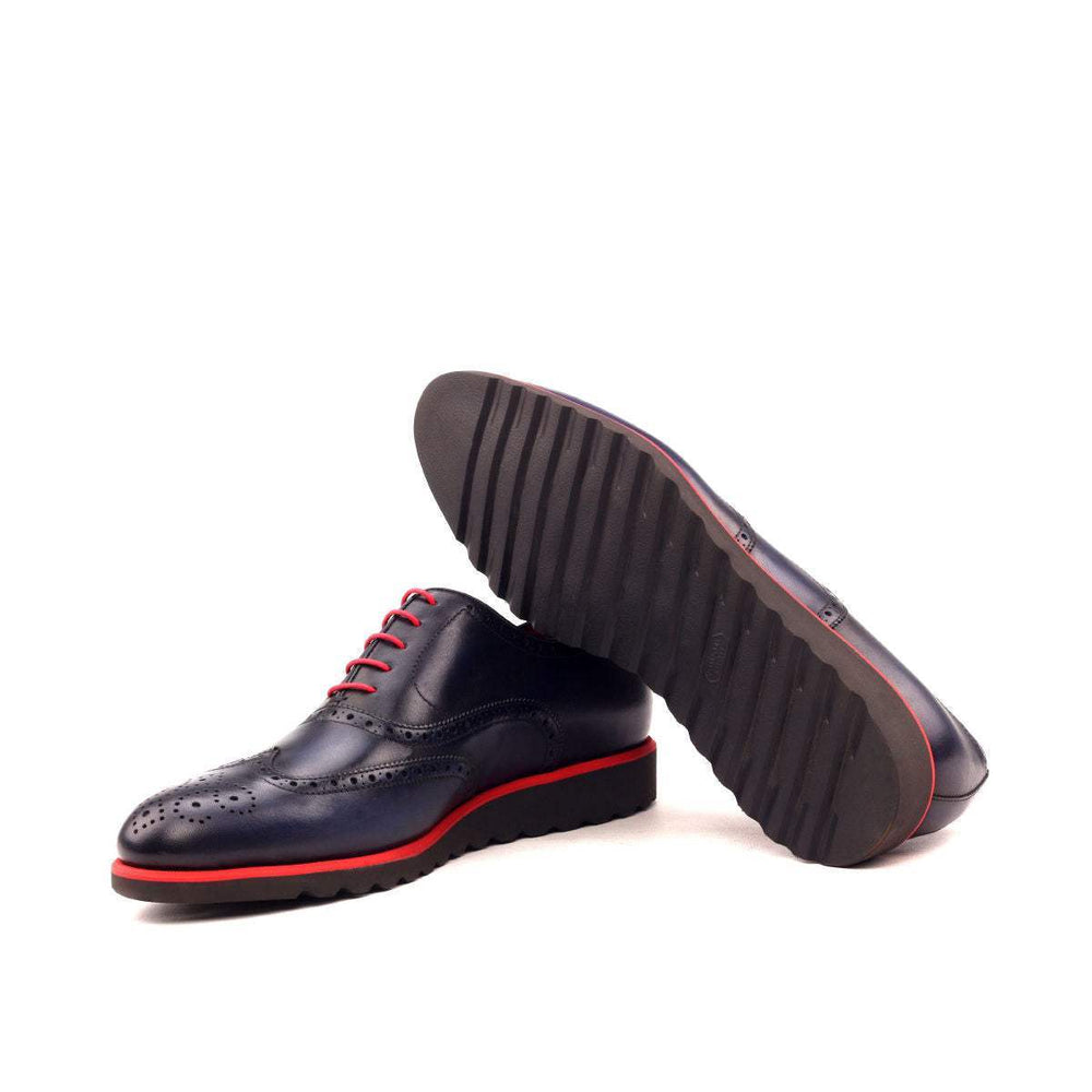 Full Brogue-Painted Calf, Blue 2-MERRIMIUM-wholesale
