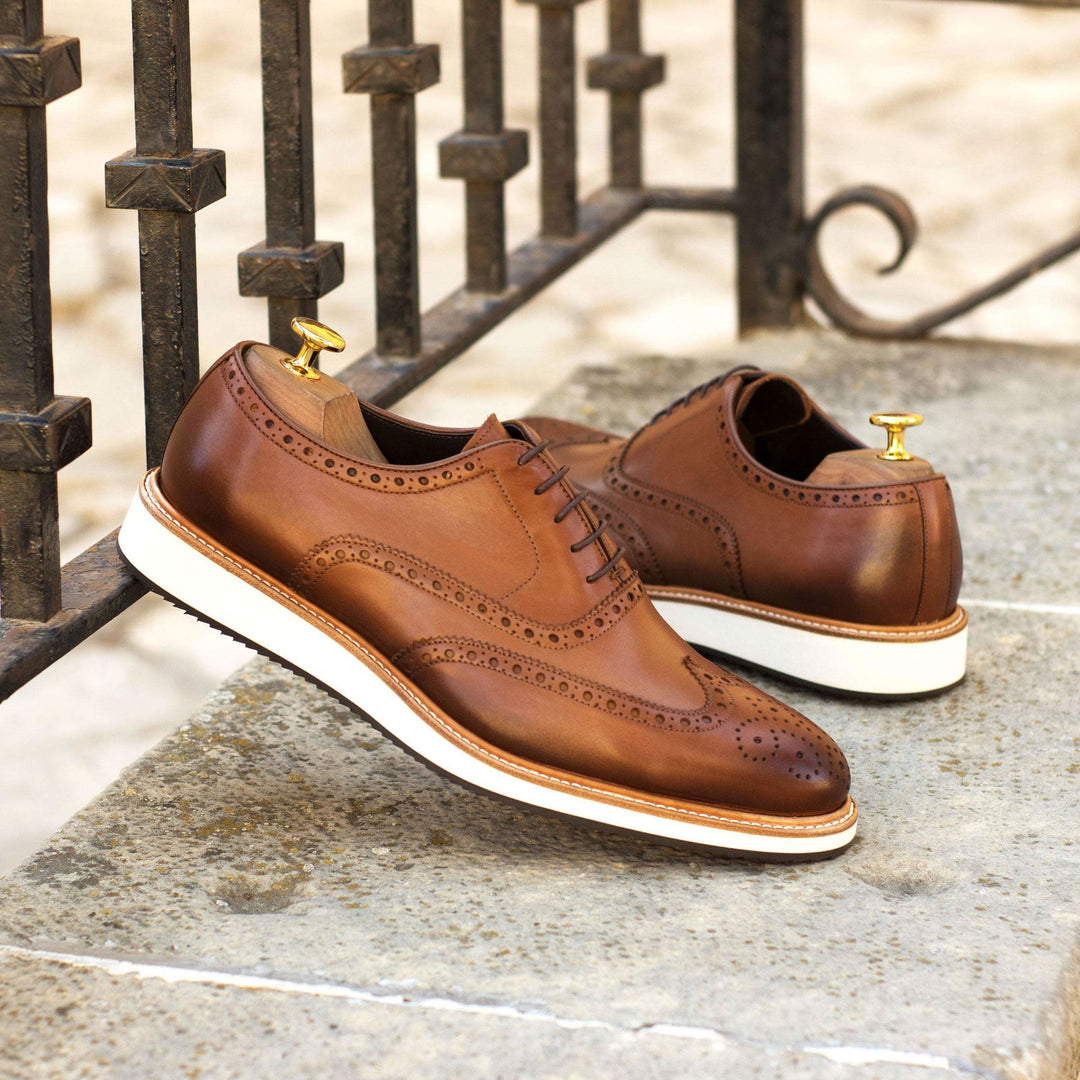 Full Brogue-Painted Calf, Brown 1-MERRIMIUM--GID-2972-4453