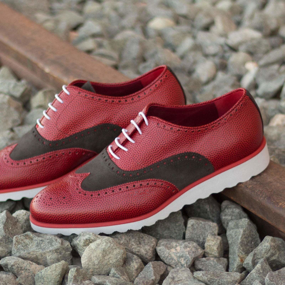 Full Brogue-Pebble Grain, Lux Suede, Red, Grey 1-MERRIMIUM--GID-1369-2003-wholesale