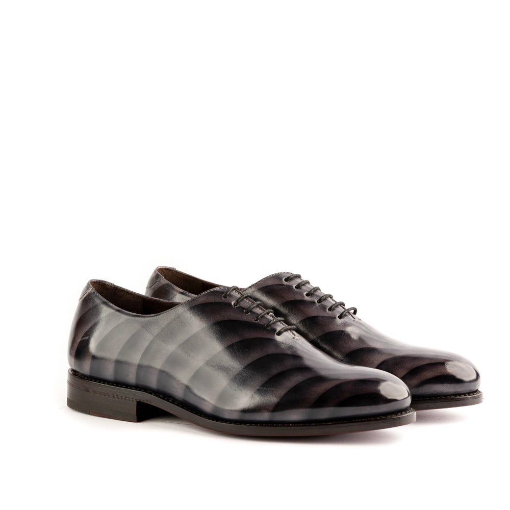 Men\'s Black Checkered Dress shoes limited edition Vintage Plaid Dress Shoes | Julian in Plaid Black | Ferro  main image 3