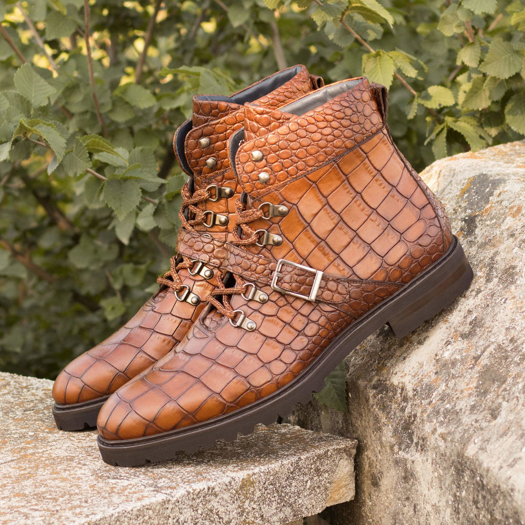 Hiking Boot-Painted Croco, Brown 1-MERRIMIUM-WS