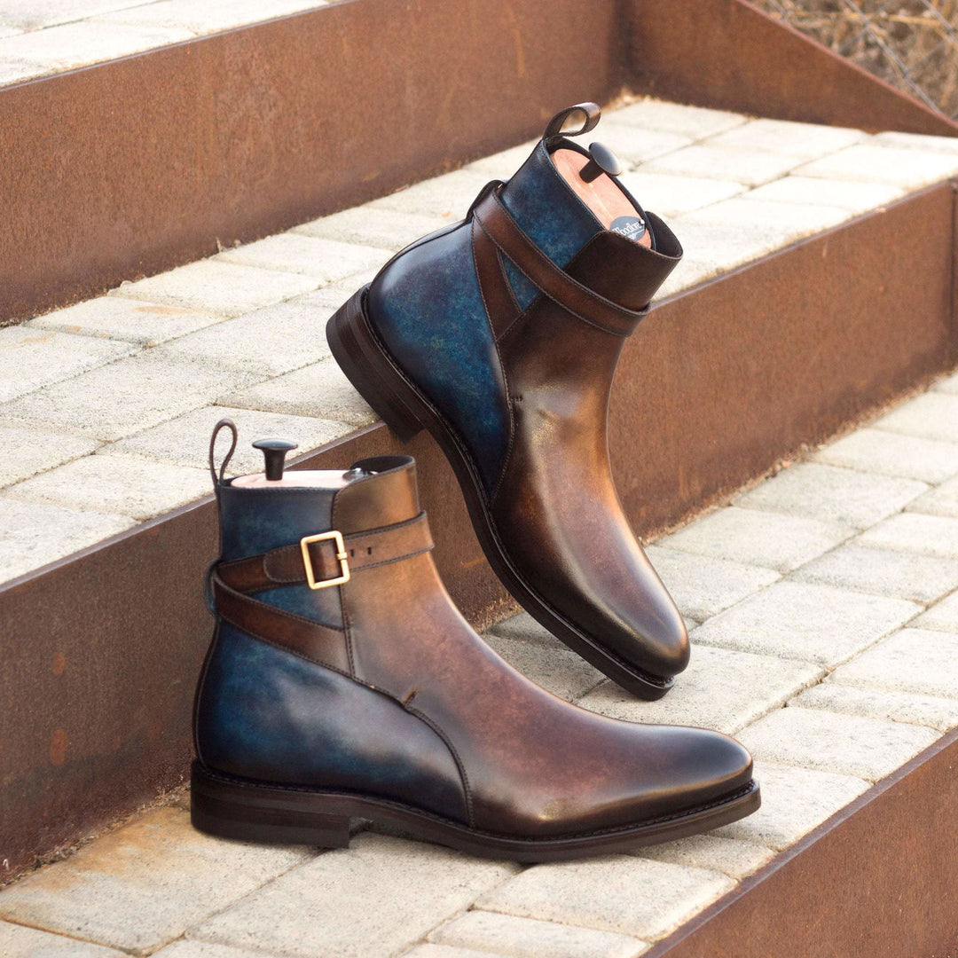 Jodhpur-Patina, Brown, Blue 1-MERRIMIUM-WS