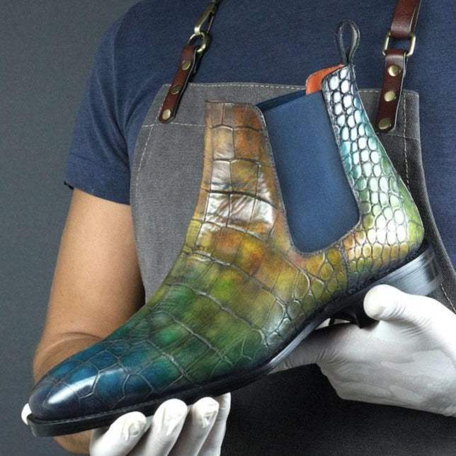 Jungle Patina Goodyear Welt Chelsea Boot Limited Edition-Wholesale - MERRIMIUM