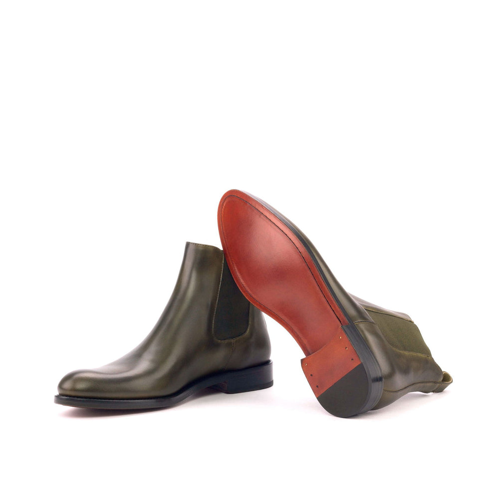 Ladies' Chelsea Boot-Painted Calf, Green 2-MERRIMIUM-wholesale
