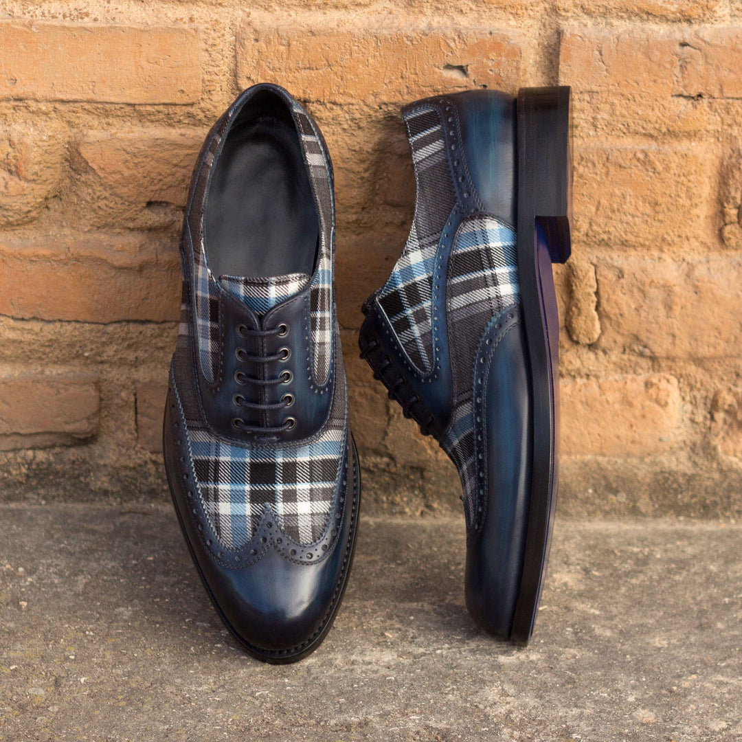 Ladies' Full Brogue-Patina, Sartorial, Blue, Grey 1-MERRIMIUM--GID-2345-3207-wholesale