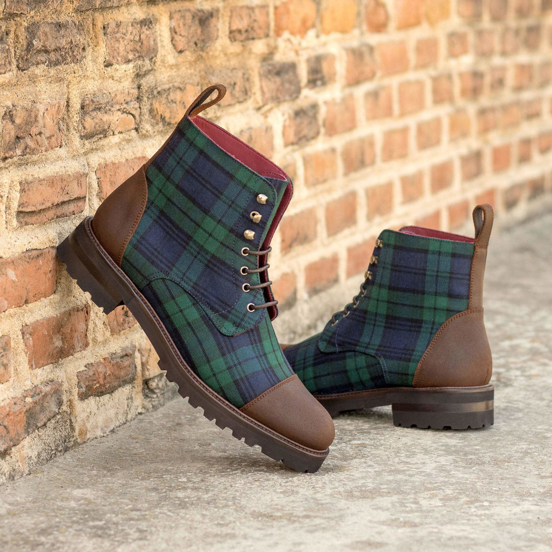 Ladies' Lace Up Captoe Boot-Sartorial, Green 1-MERRIMIUM-WS