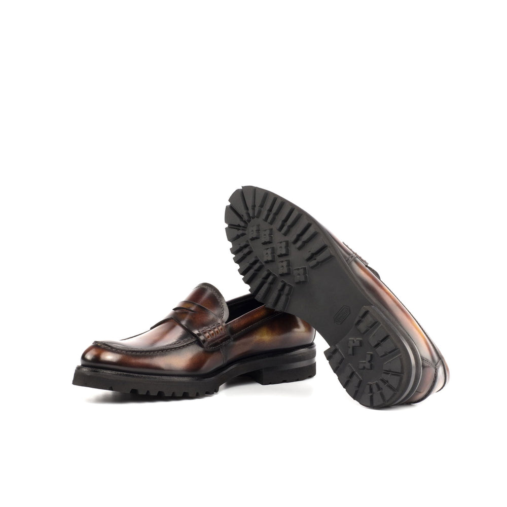 Ladies' Loafer-Patina, Burgundy 2-MERRIMIUM-WS