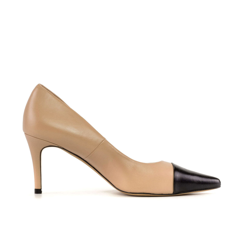 Ladies' Milan-Nappa Kaiser Nude, Nappa Kaiser, Nude Skin, Luxury Black 3-MERRIMIUM-WS