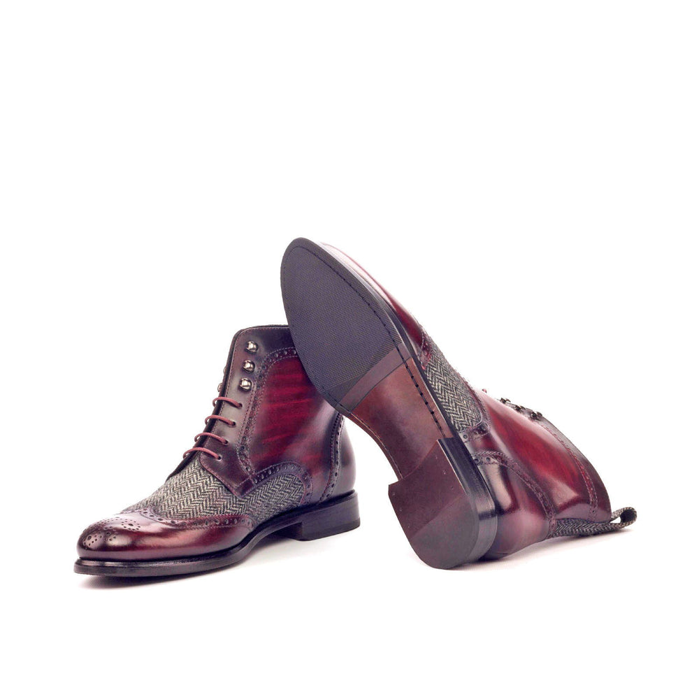 Ladies' Military Brogue-Patina, Sartorial, Burgundy, Grey 2-MERRIMIUM-wholesale