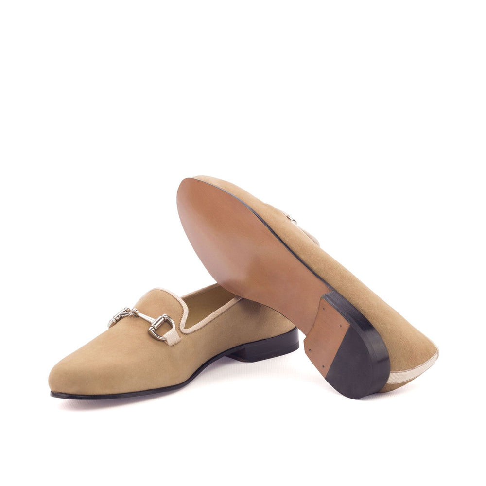 Ladies' Rose-Grossgrain, Suede, Brown 2-MERRIMIUM-wholesale