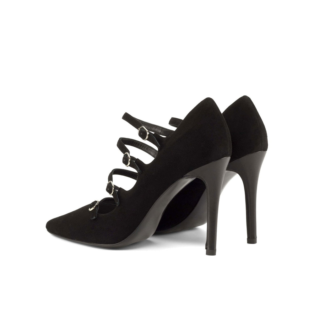 Ladies' Venice-Italian Suede, Nappa Kaiser, Luxury Black 2-MERRIMIUM-WS