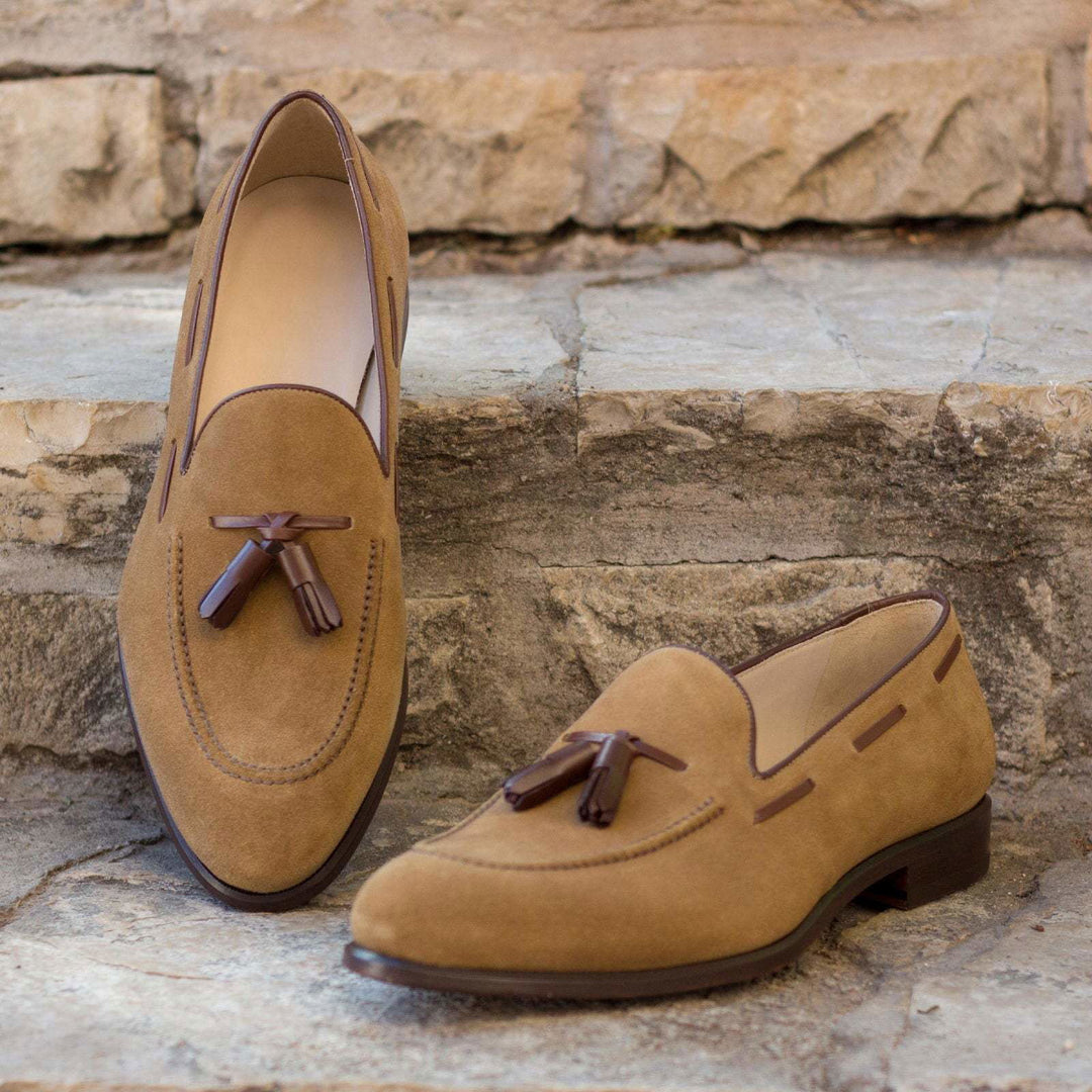 Loafer-Lux Suede, Box Calf, Brown 1-MERRIMIUM-WS