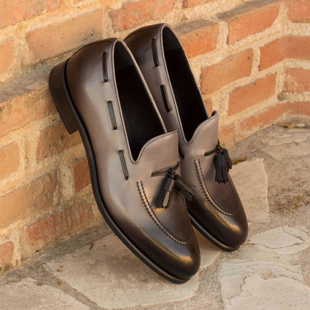 Loafer-Painted Calf, Black, Grey 1-MERRIMIUM--GID-1683-2445-wholesale