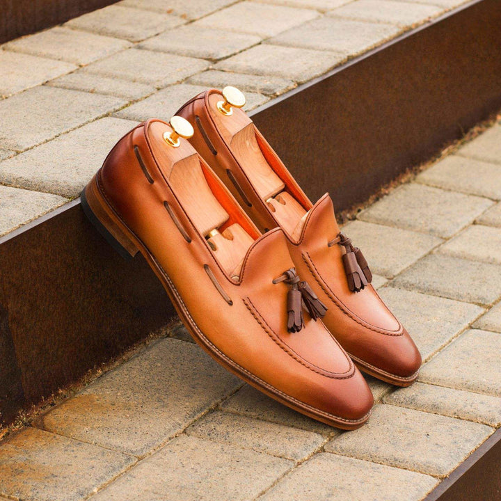 Loafer-Painted Calf, Dark Brown, Brown 1-MERRIMIUM--GID-2961-4306