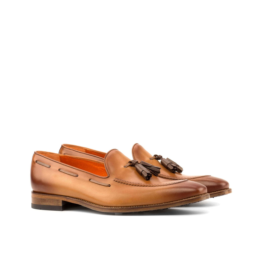 Loafer-Painted Calf, Dark Brown, Brown 4-MERRIMIUM