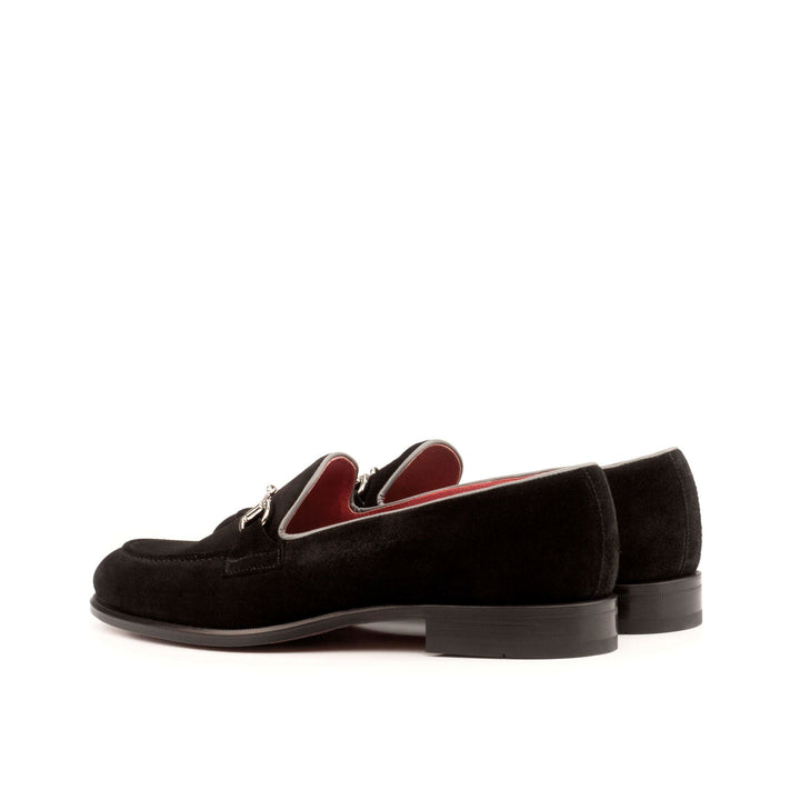 Loafer-Painted Calf, Suede, Grey, Black 3-MERRIMIUM