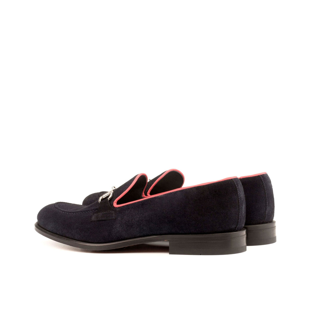 Loafer-Painted Calf, Suede, Red, Blue 3-MERRIMIUM