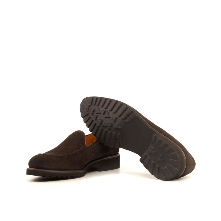 Loafer-Suede, Box Calf, Dark Brown 2-MERRIMIUM