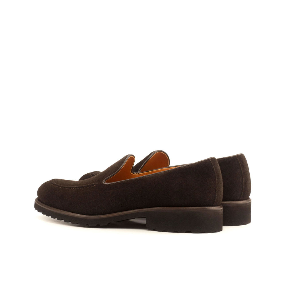 Loafer-Suede, Box Calf, Dark Brown 3-MERRIMIUM