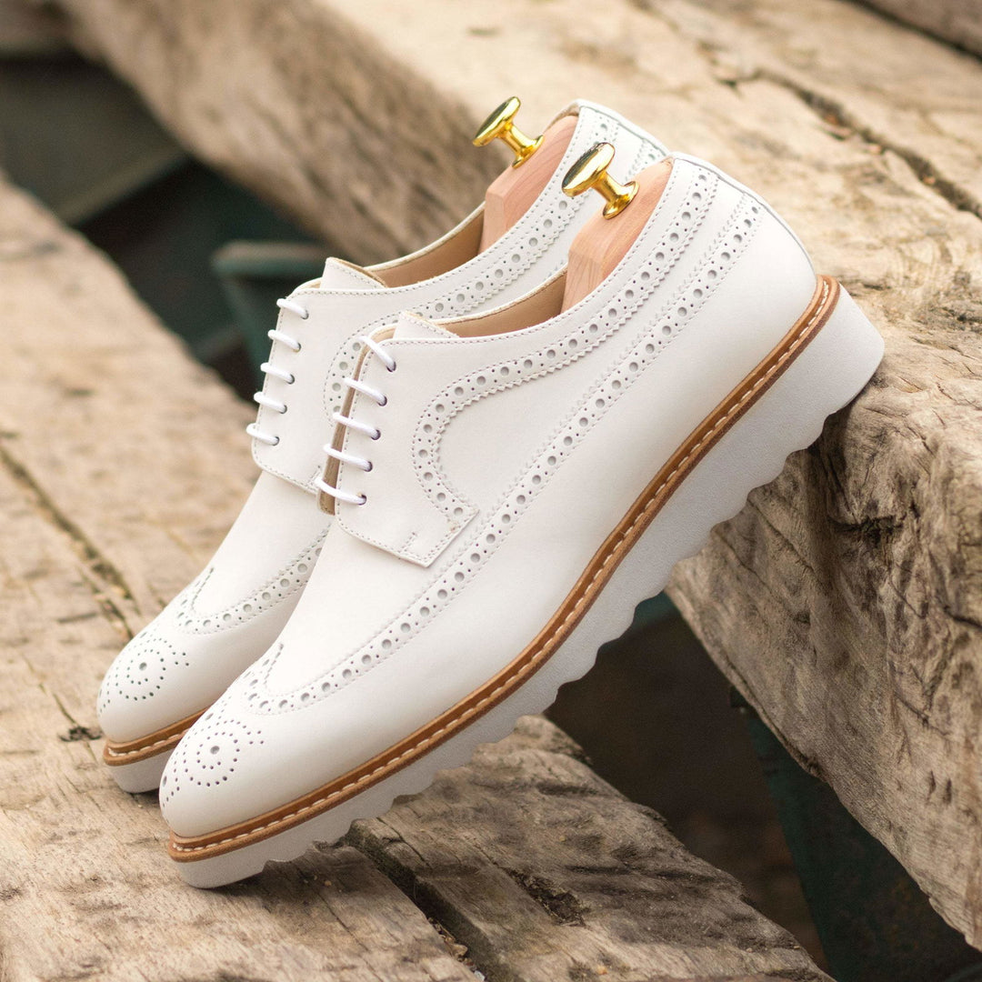 Longwing Blucher-Box Calf, White 1-MERRIMIUM-WS