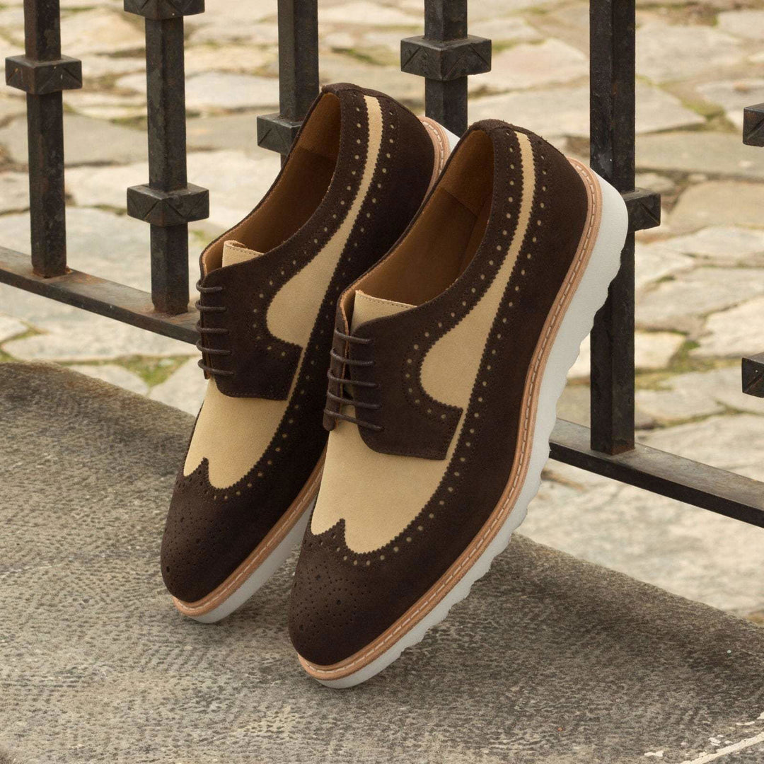Longwing Blucher-Lux Suede, Dark Brown, Brown 1-MERRIMIUM--GID-1536-2626-wholesale