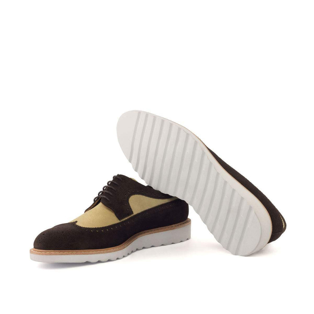 Longwing Blucher-Lux Suede, Dark Brown, Brown 2-MERRIMIUM-wholesale