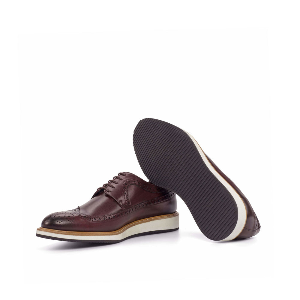 Longwing Blucher-Painted Calf, Burgundy 2-MERRIMIUM