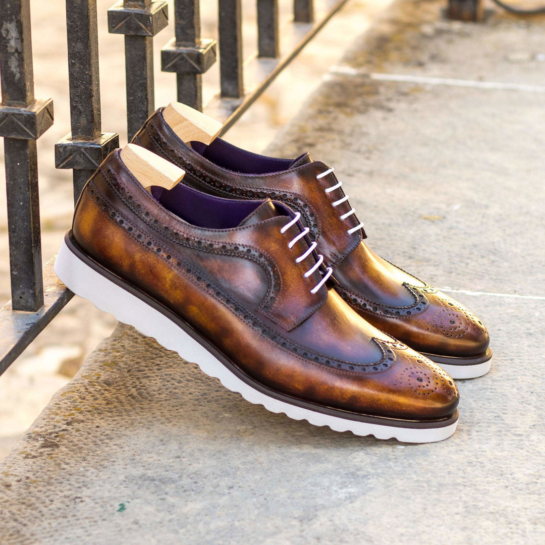 Longwing Blucher-Patina, Burgundy 1-MERRIMIUM-WS
