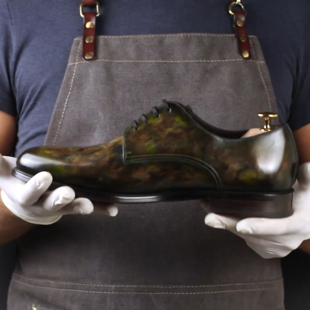 Men's Robin Cezanne Derby Patina Goodyear welt Shoes Limited Edition