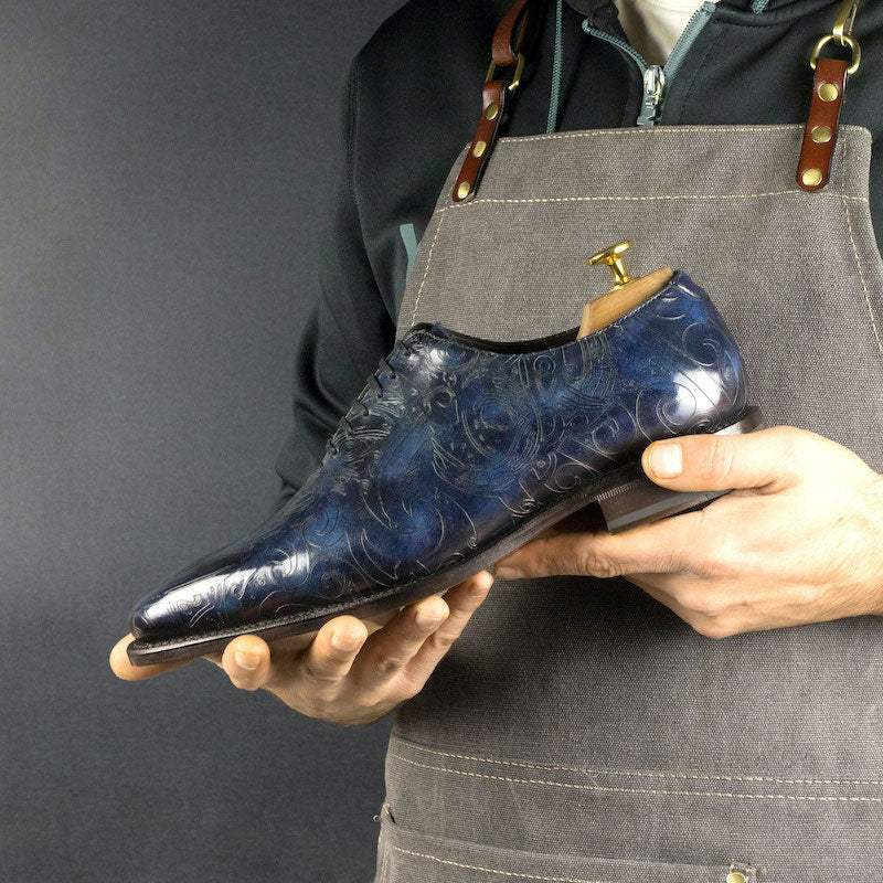 Maori Ocean Museum Patina Wholecut Goodyear Welt Shoes Limited Edition-Wholesale - MERRIMIUM
