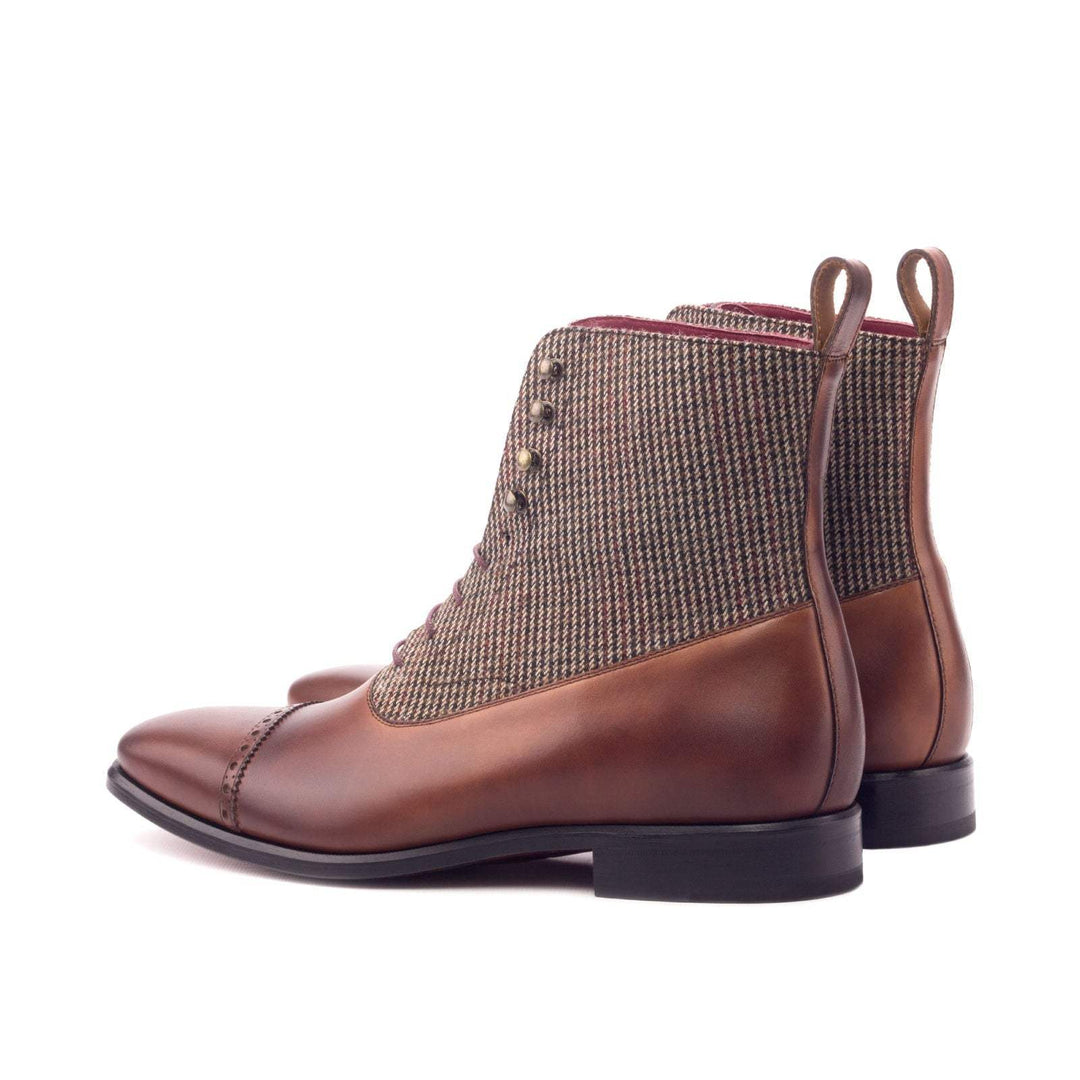 Men's Balmoral Boots Leather Brown Dark Brown 3133 4- MERRIMIUM