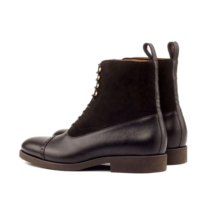 Men's Balmoral Boots Leather Dark Brown 2764 4- MERRIMIUM
