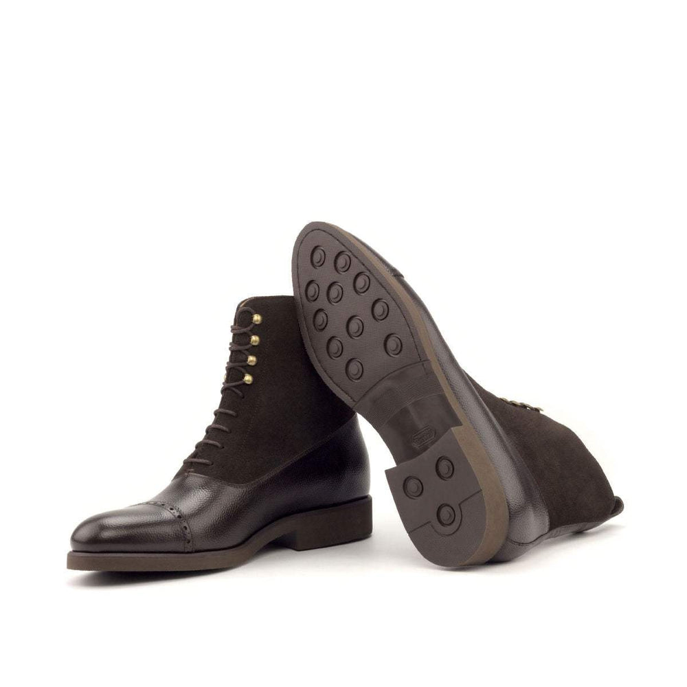 Men's Balmoral Boots Leather Dark Brown 2764 2- MERRIMIUM