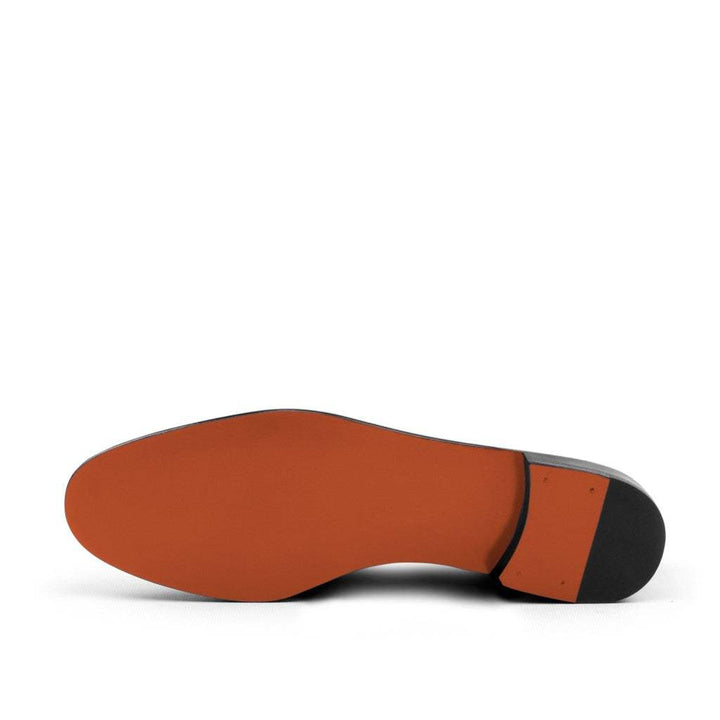 Men's Belgian Slippers Leather Grey 3940 5- MERRIMIUM