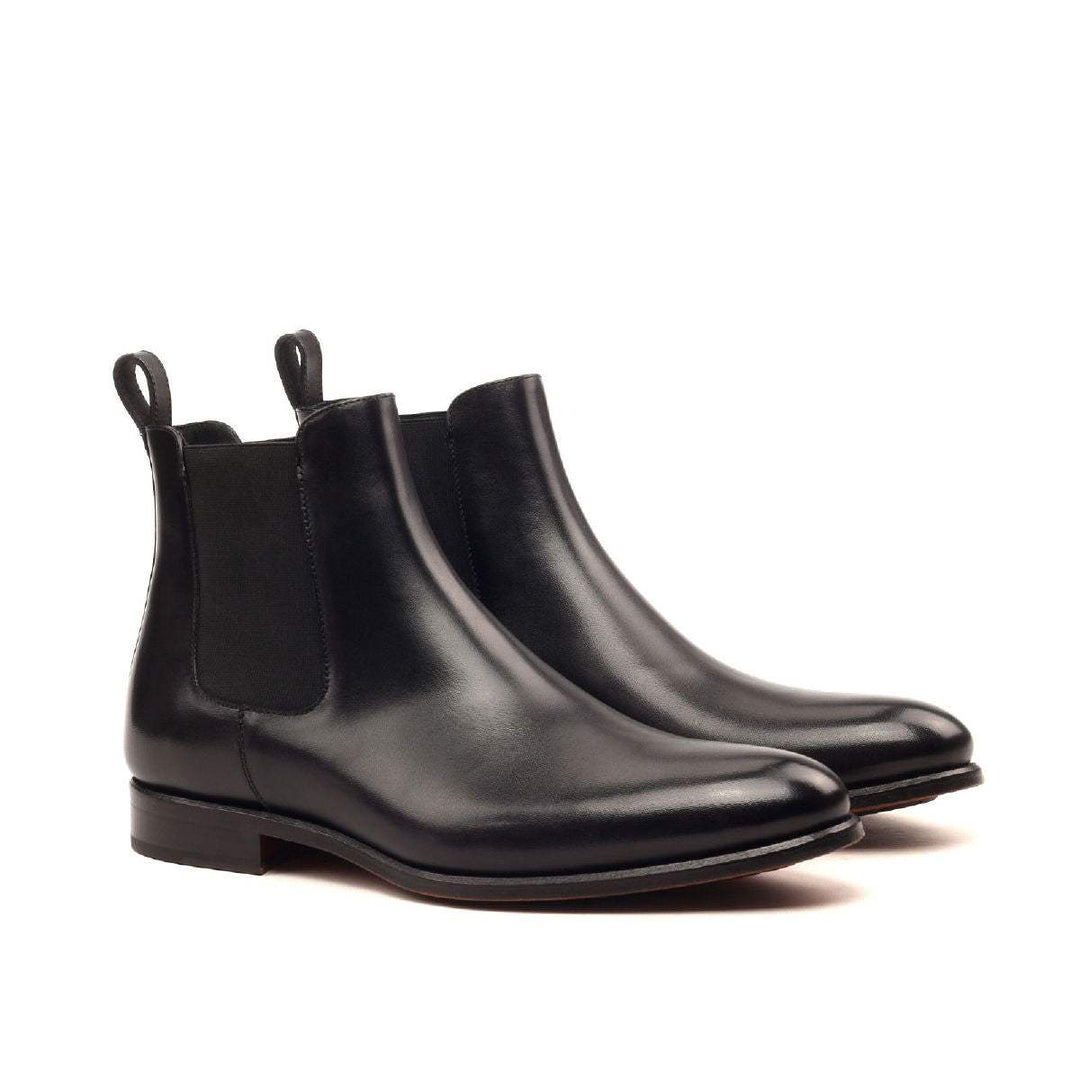 Men's Chelsea Boots Classic Leather Black 2405 3- MERRIMIUM