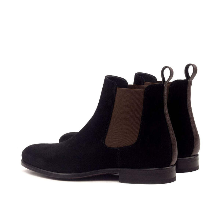 Men's Chelsea Boots Classic Leather Black Dark Brown 2474 4- MERRIMIUM