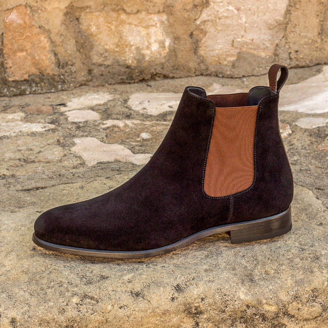 Men's Chelsea Boots Classic Leather Black Dark Brown 2474 1- MERRIMIUM--GID-1635-2474