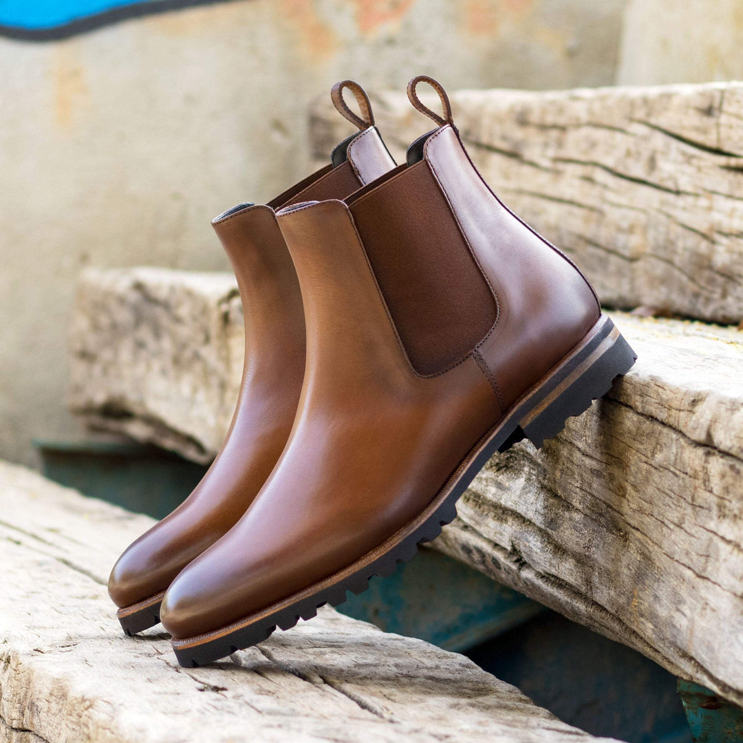 Men's Chelsea Boots Classic Leather Brown 5452 1- MERRIMIUM--GID-1697-5452