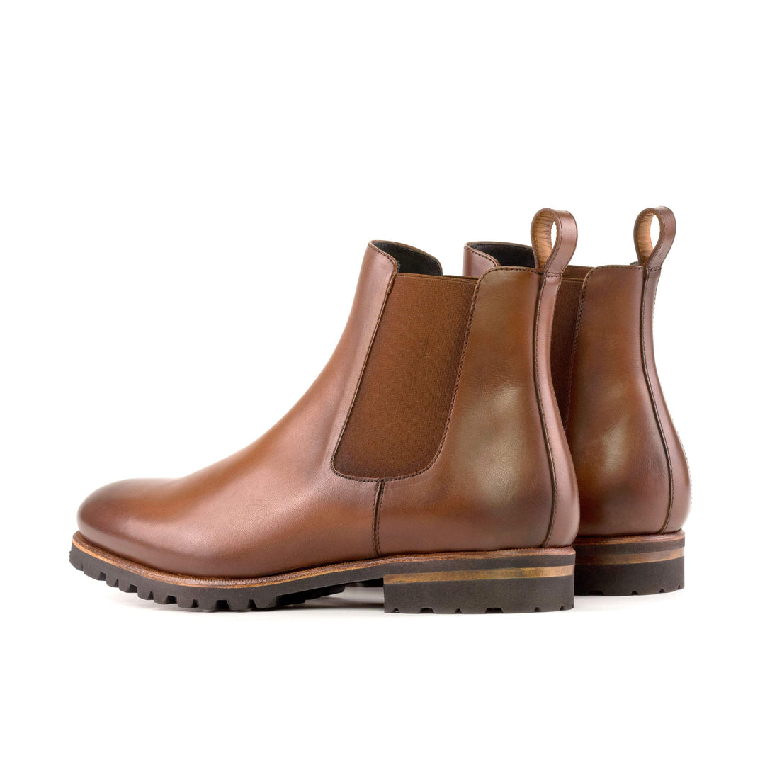 Men's Chelsea Boots Classic Leather Brown 5452 4- MERRIMIUM