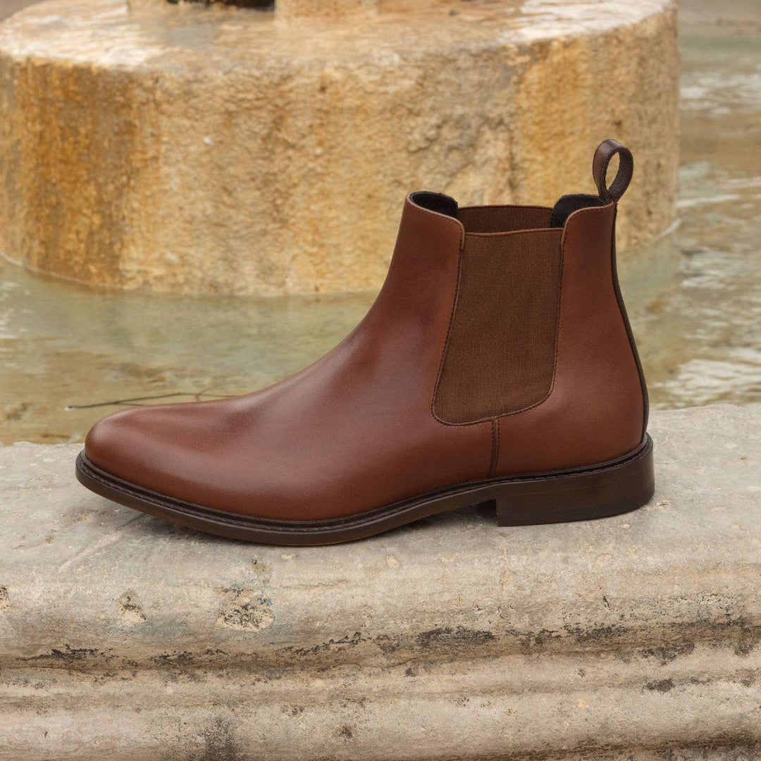 Men's Chelsea Boots Classic Leather Brown Dark Brown 2630 1- MERRIMIUM--GID-1635-2630