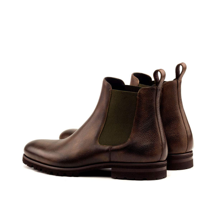 Men's Chelsea Boots Classic Leather Dark Brown 2915 4- MERRIMIUM