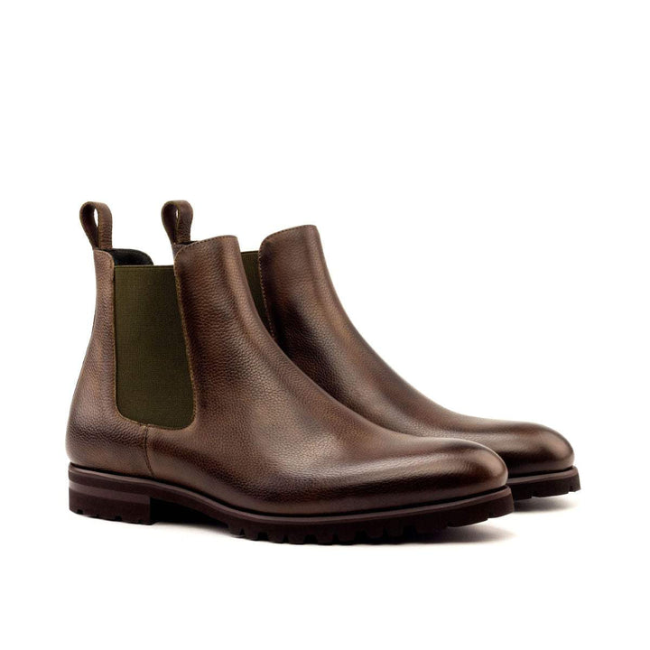 Men's Chelsea Boots Classic Leather Dark Brown 2915 3- MERRIMIUM
