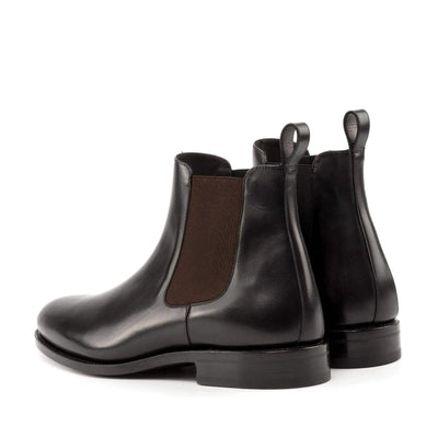 Men's Chelsea Boots Classic Leather Goodyear Welt Black 5027 4- MERRIMIUM